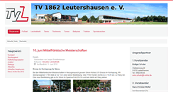 Desktop Screenshot of fussball.tv-leutershausen.de