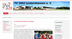 Desktop Screenshot of leichtathletik.tv-leutershausen.de